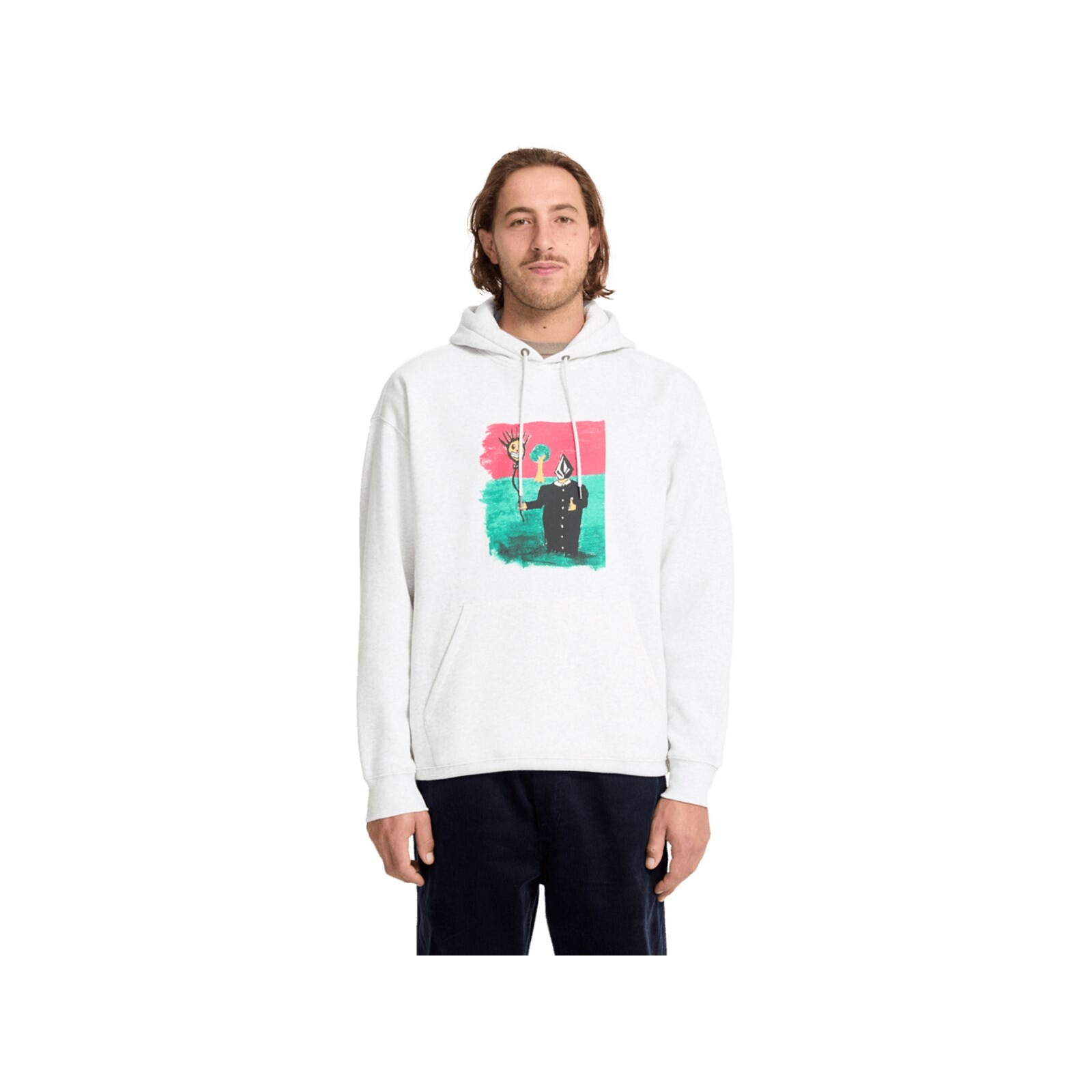 mikina VOLCOM - Issam Po Bone Heather (BNH) velikost: S