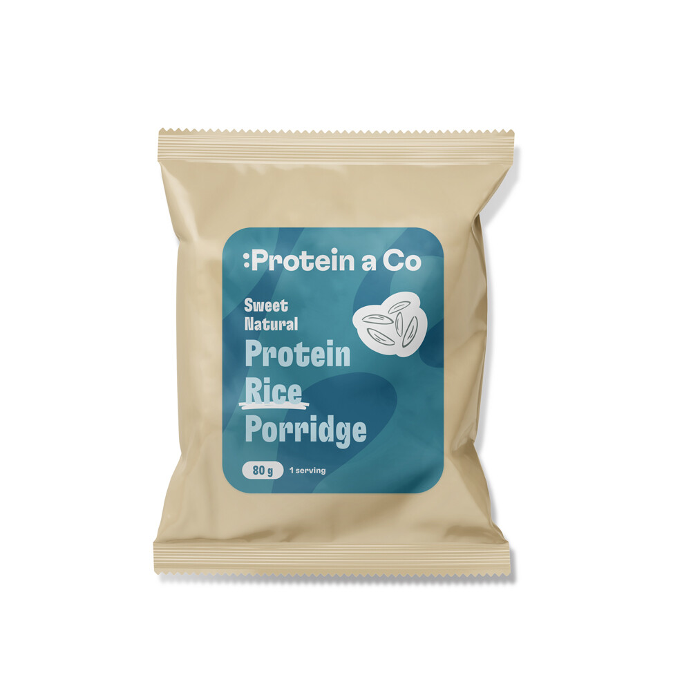 Protein a Co Proteinová rýžová kaše - Sweet natural 80 g