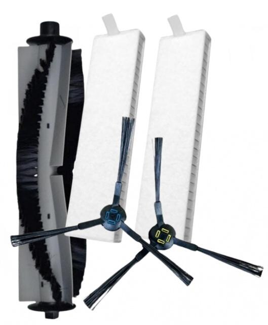 5ks HEPA filtry pro ETA 4237 Stormio, Silvercrest SSRAL1 kartáče, sada