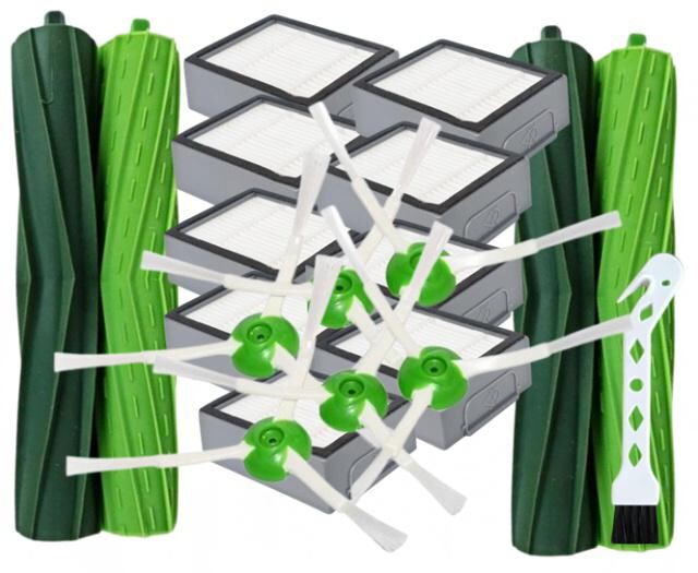 20ks Sada filtrů a kartáčů pro iRobot Roomba e5, e6, i3, i4, i5, i6, i7, i8, j7