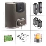 Somfy Elixo 500 3S M io Komfort – sestava pohonu a příslušenství pro posuvnou bránu do průjezdu 8 m a 500 kg