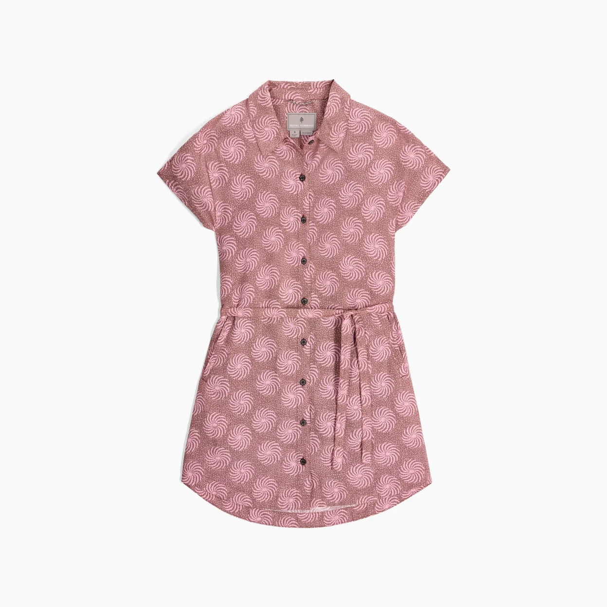 Dámské šaty Royal Robbins W Camino Pucker Dress Velikost: S / Barva: červená/hnědá