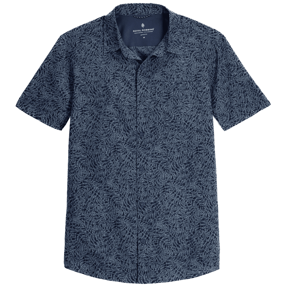 Pánské triko Royal Robbins M Amp Lite II S/S Velikost: M / Barva: tmavě modrá