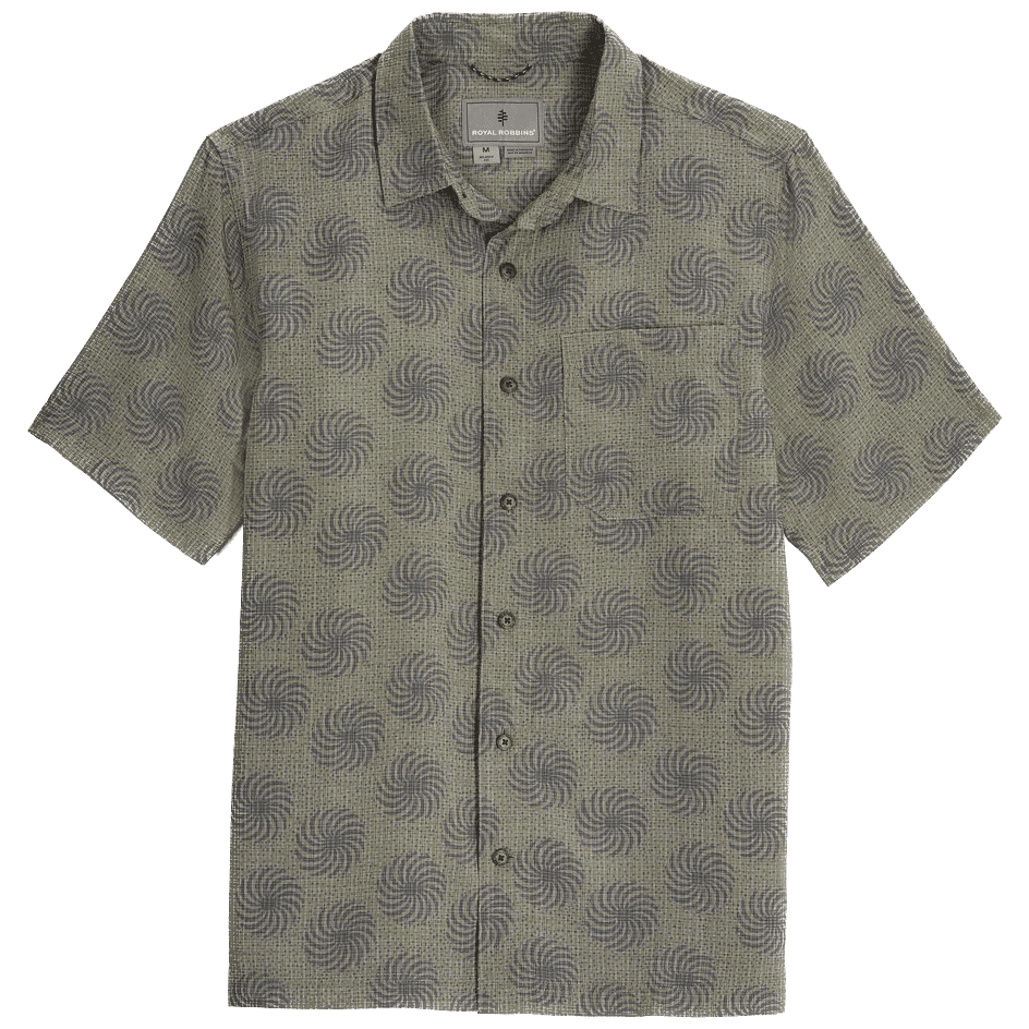 Pánská košile Royal Robbins M Camino Pucker S/S Velikost: L / Barva: khaki
