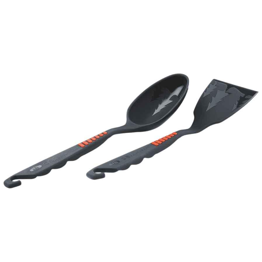 Set nádobí GSI Outdoors Pack spoon/spatula set Barva: černá