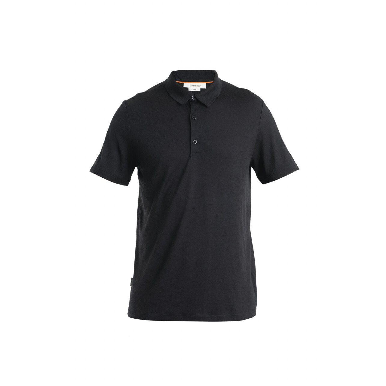 Pánské triko Icebreaker Tech Lite III SS Polo Velikost: M / Barva: černá