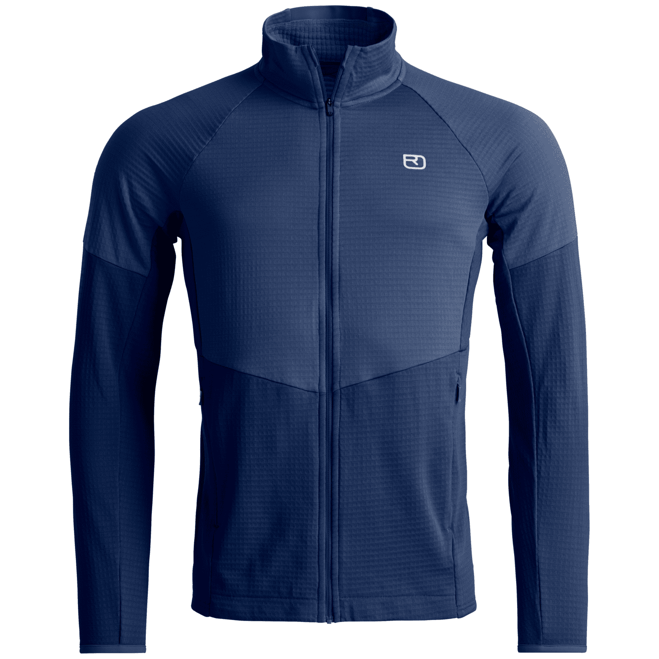 Pánská fleecová bunda Ortovox Fleece Light Grid Jacket M Velikost: L / Barva: modrá