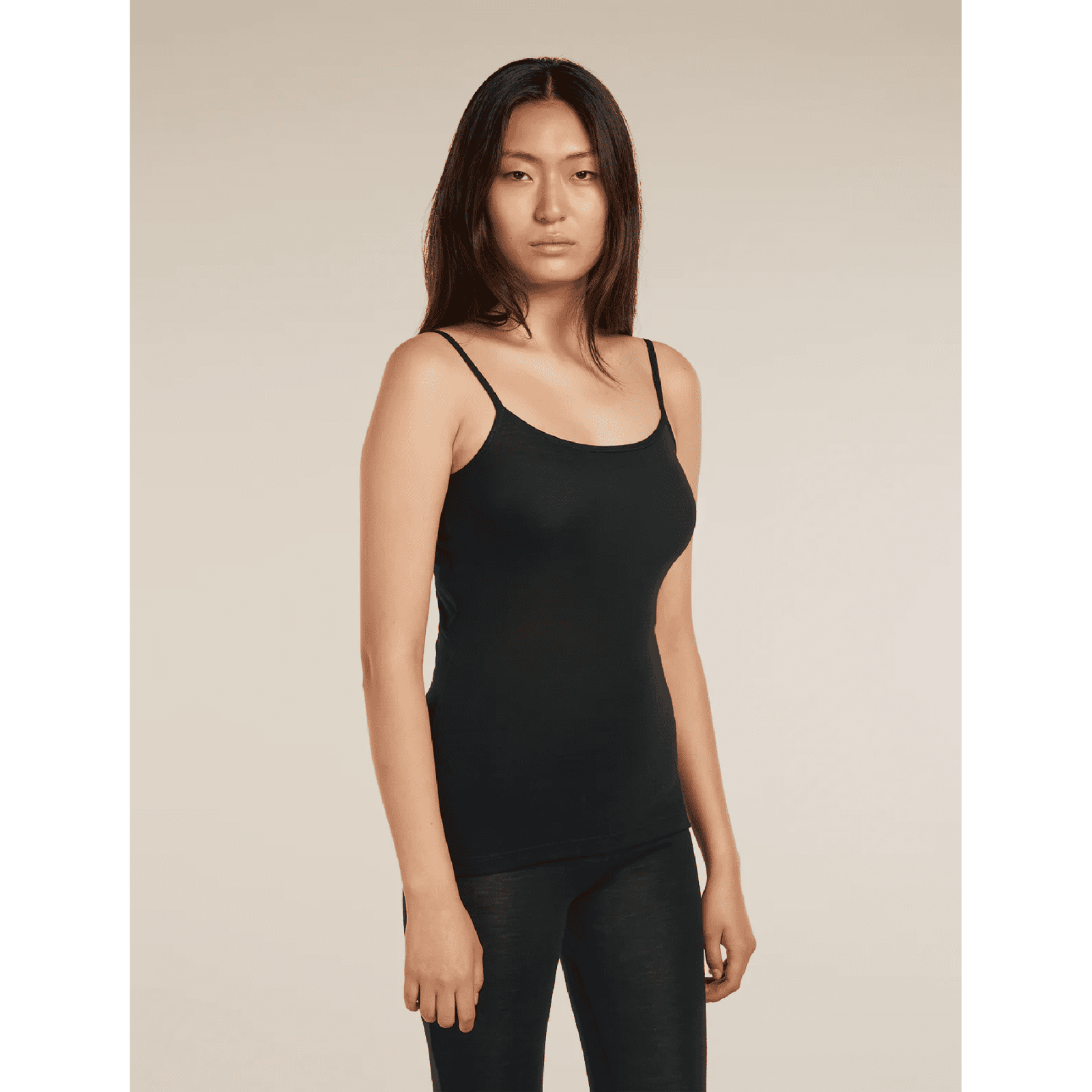 Dámské tílko Icebreaker Merino 175 Everyday Cami Velikost: S / Barva: černá