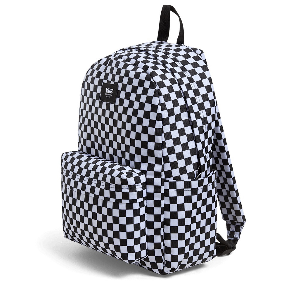 Batoh Vans Old Skool Grom Check Backpack Barva: černá/bílá