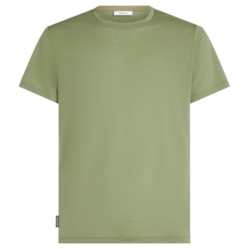 Pánské funkční triko Icebreaker Men Merino Blend Core SS Tee Velikost: XL / Barva: světle zelená
