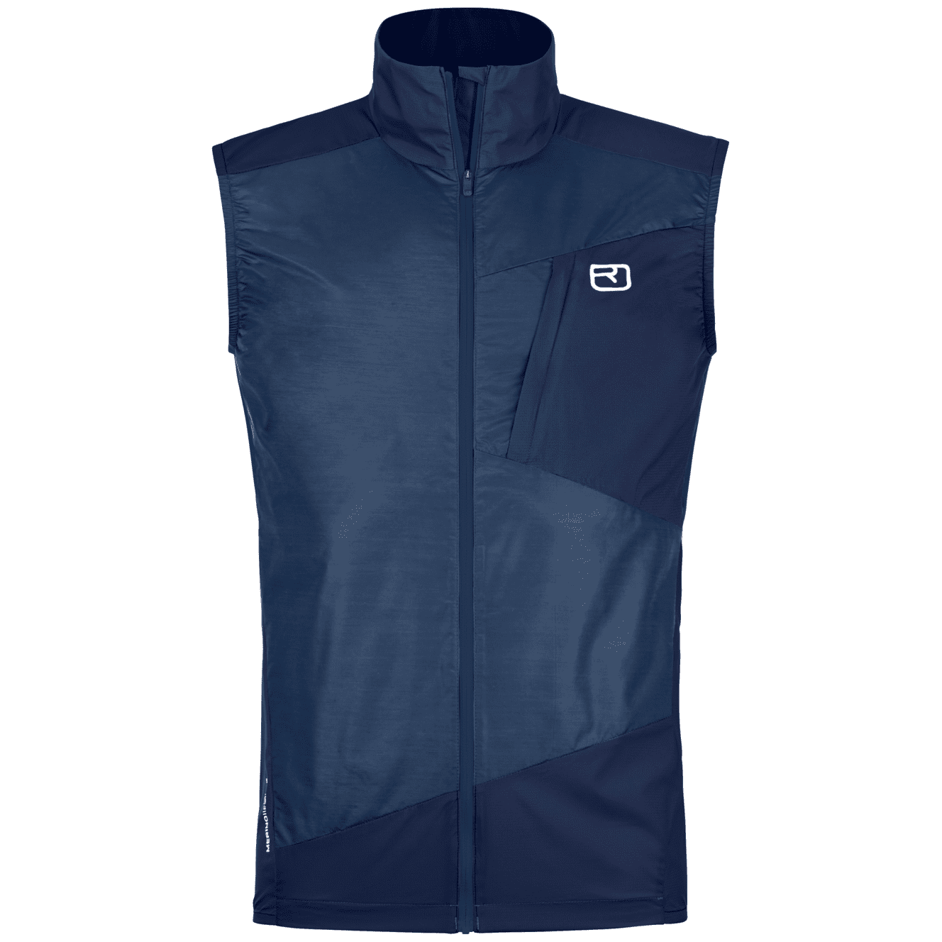 Pánská vesta Ortovox Trace Windbreaker Vest M Velikost: L / Barva: modrá
