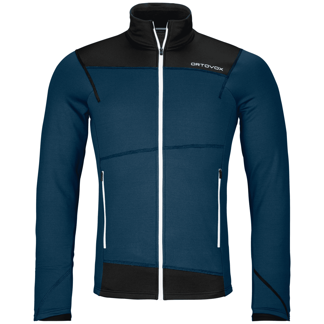 Pánská fleecová bunda Ortovox Fleece Light Jacket M Velikost: L / Barva: modrá/černá
