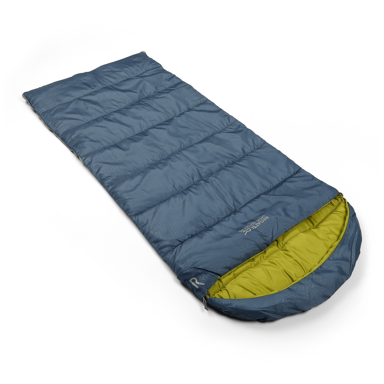Dětský spacák Regatta Tilva 3 Season Sleeping Bag Kids Zip: Levý / Barva: modrá/zelená