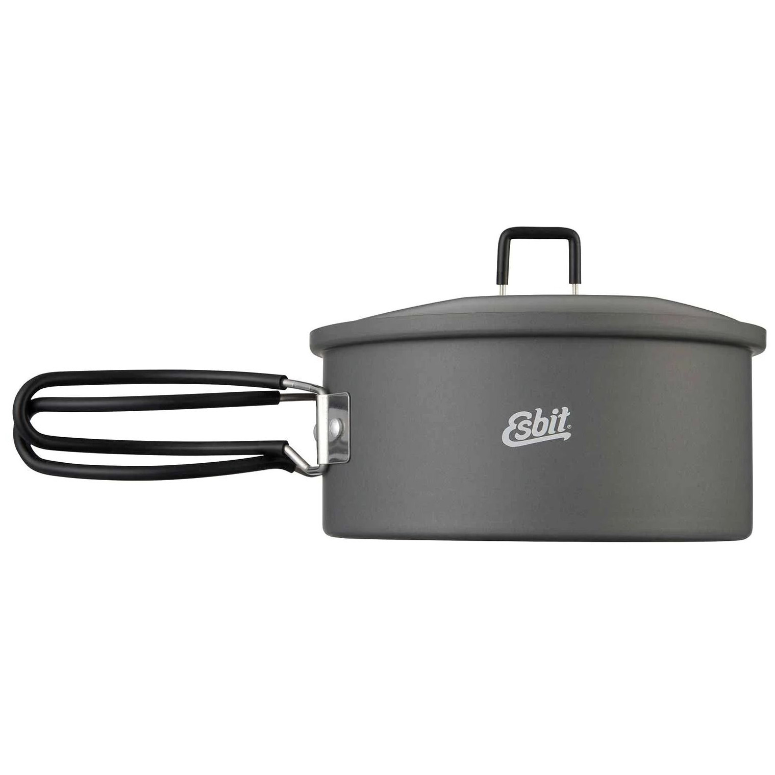 Hrnec Esbit Round Camping Pot 1100 ml Barva: šedá