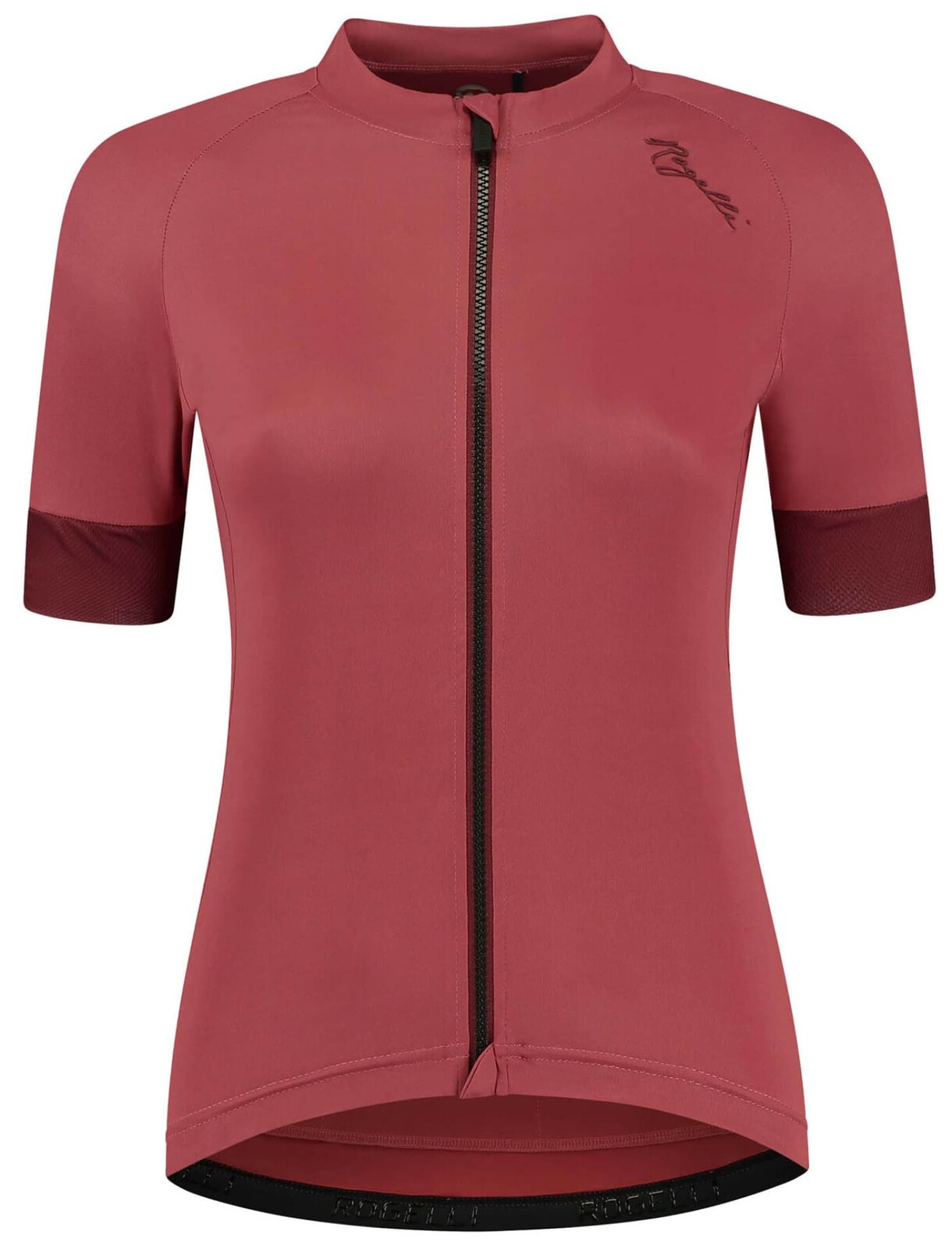 Dámský cyklistický dres Rogelli MODESTA s krátkým rukávem, třešňový 2XL