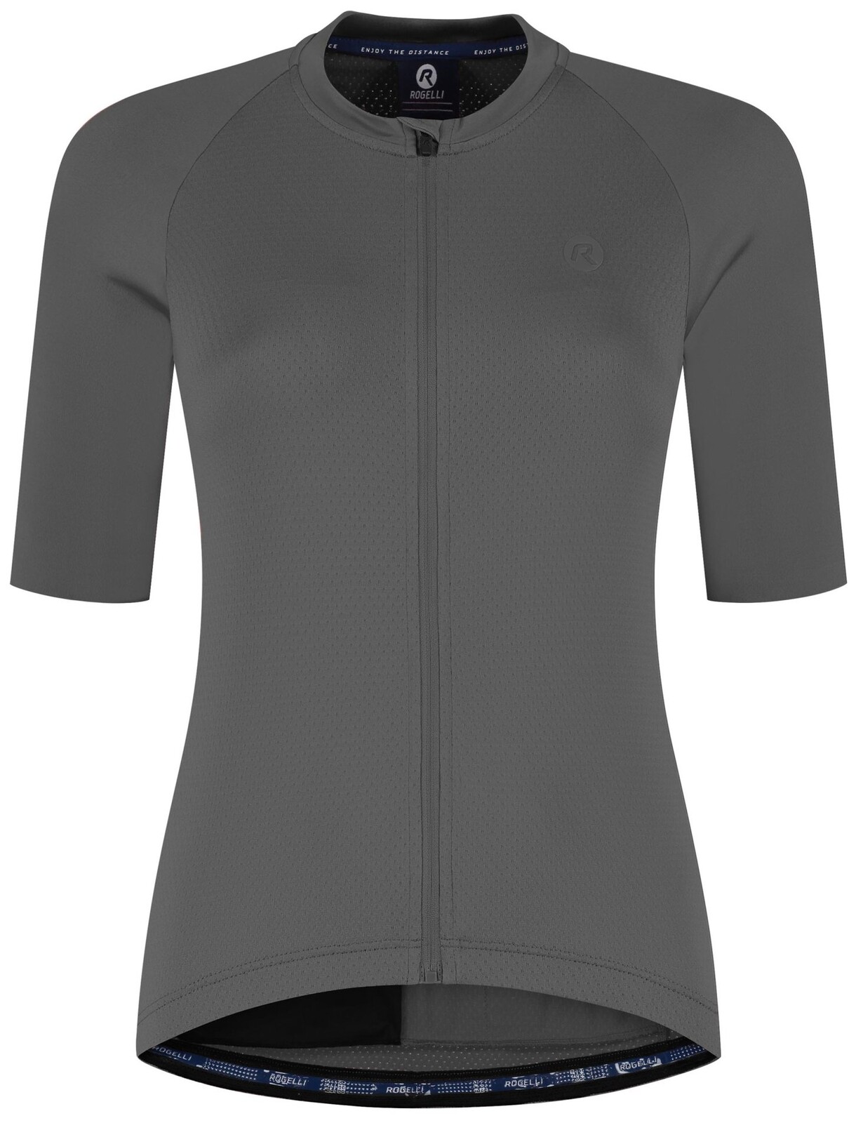 Dámský cyklodres ESSENTIAL II krátkým rukávem, středně šedý 2XL