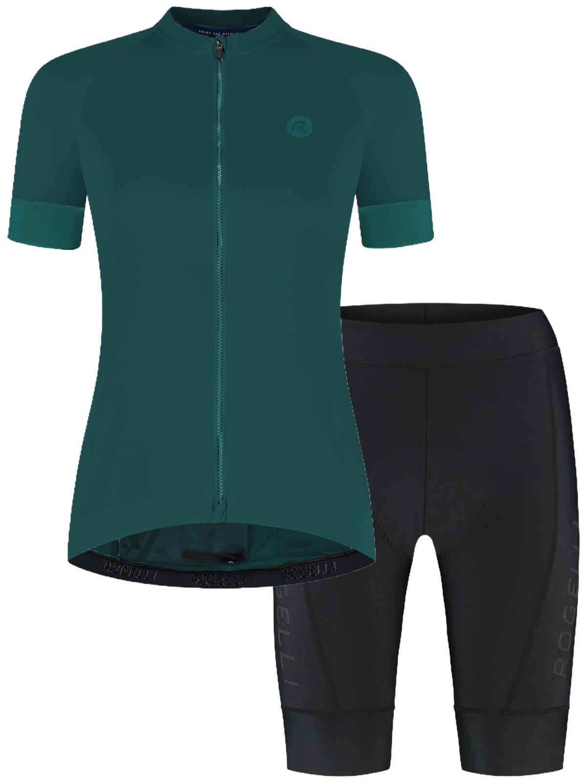 Dámské cyklooblečení Rogelli MODESTA ESSENTIAL III, modrozelené