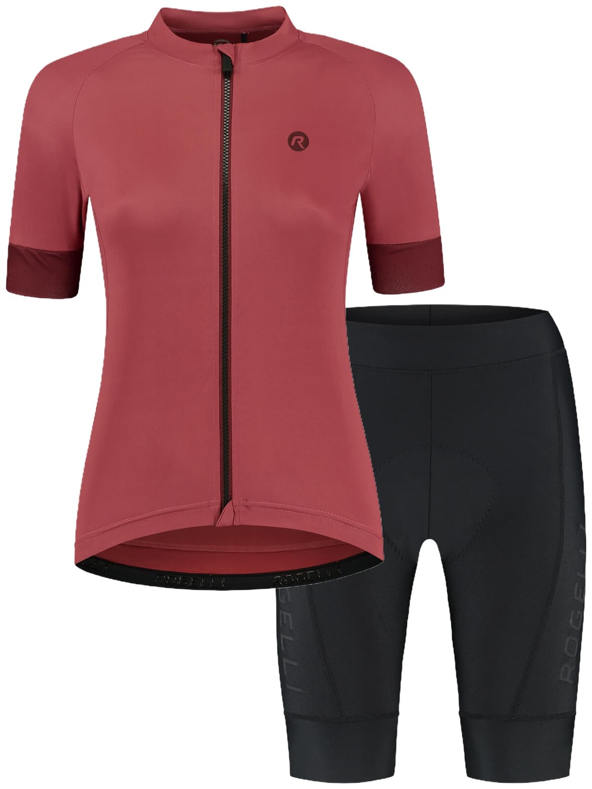 Dámské cyklooblečení Rogelli MODESTA ESSENTIAL III, třešňové
