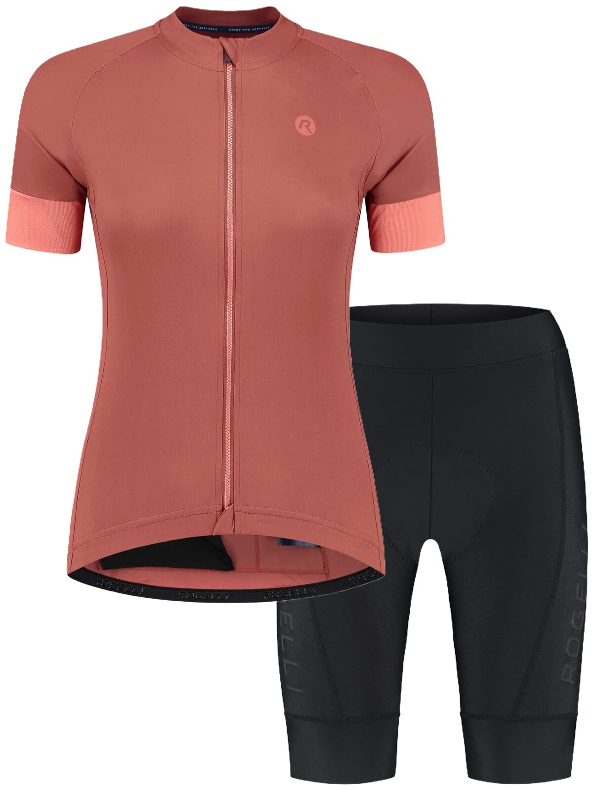 Dámské cyklooblečení Rogelli MODESTA ESSENTIAL III, oranžové