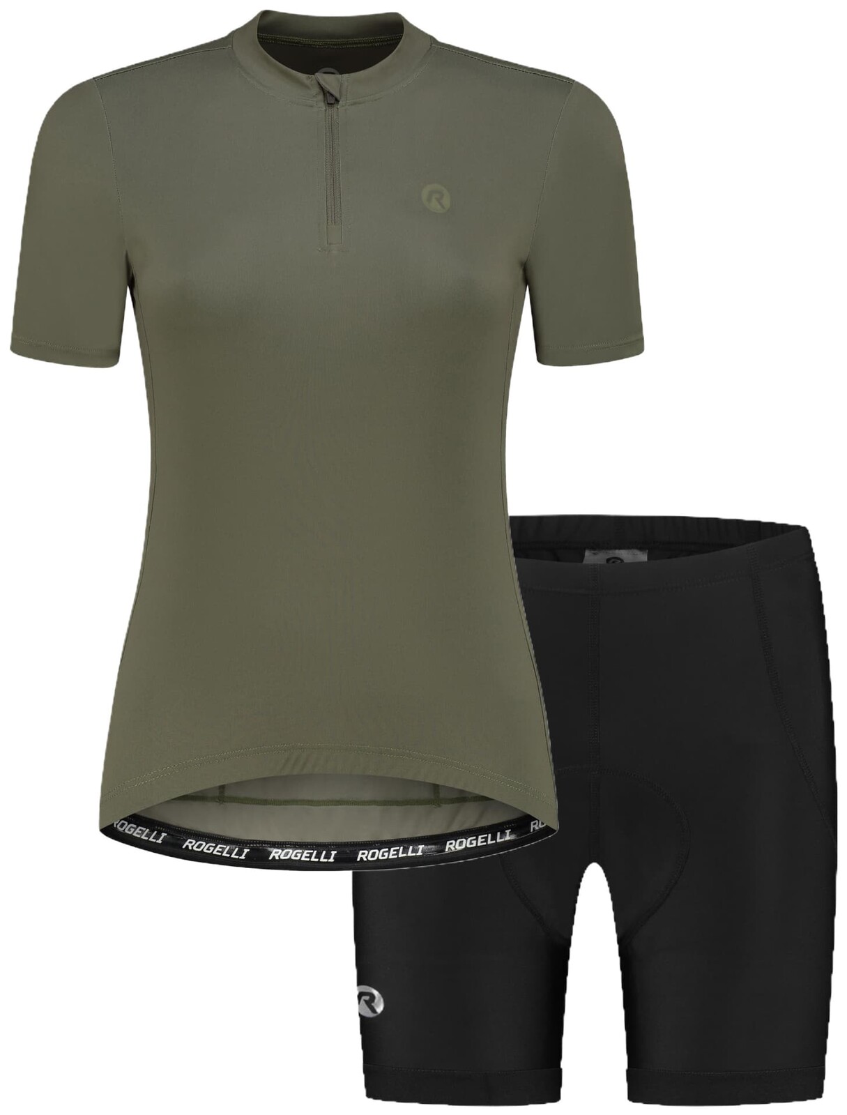 Dámské cyklooblečení Rogelli CORE, khaki