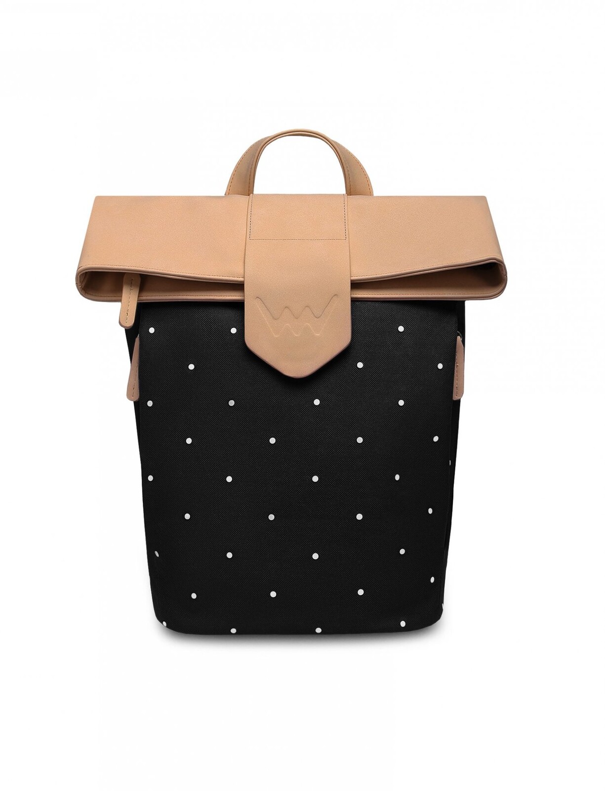 Trendy dámský batoh Mellora Dotty Brown, hnědý