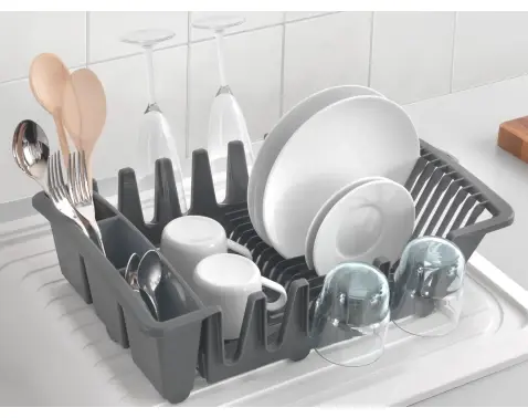 Odkapávač na nádobí Smartex, šedý