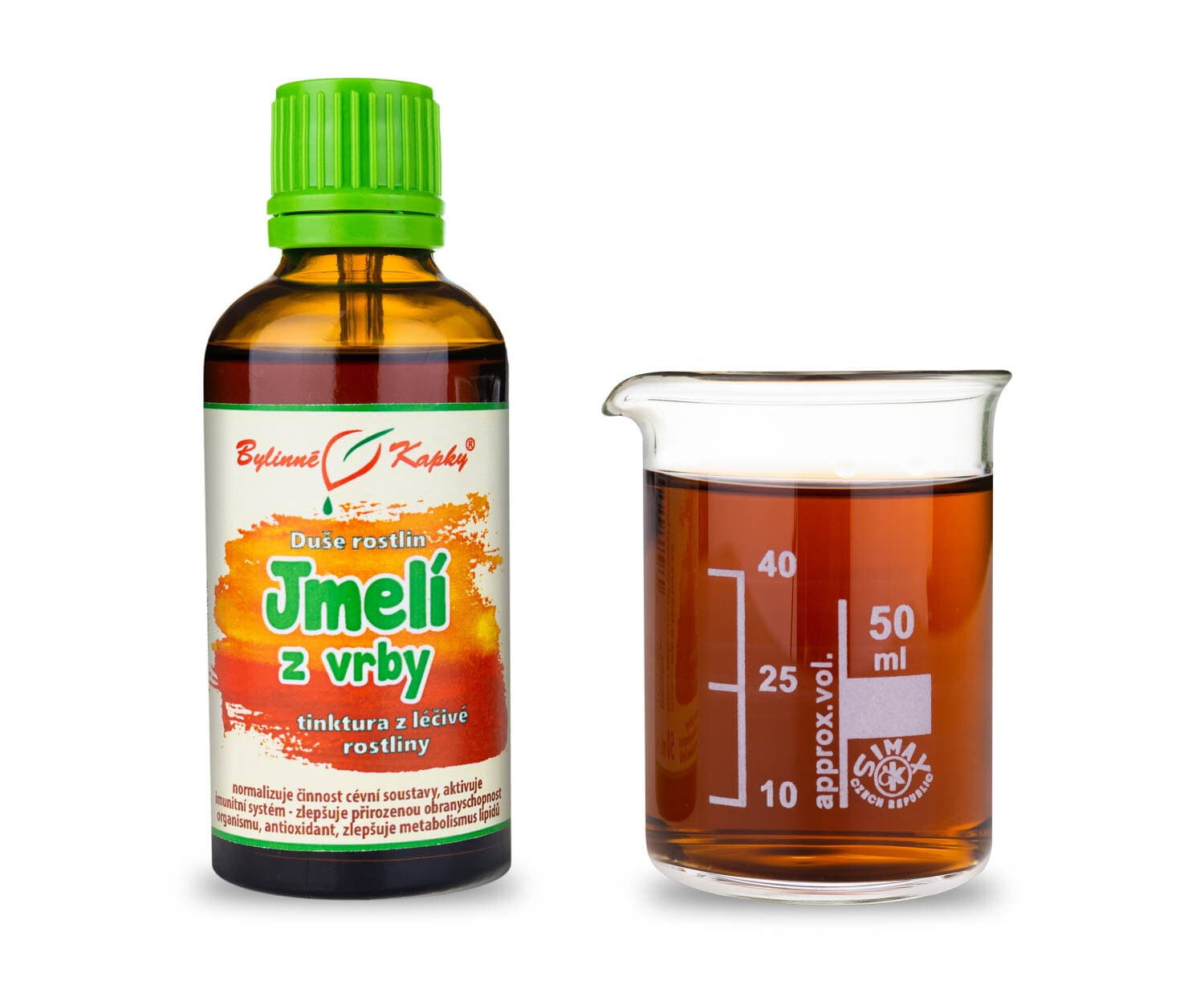 Jmelí z vrby - Bylinné kapky (tinktura) Duše rostlin 50 ml
