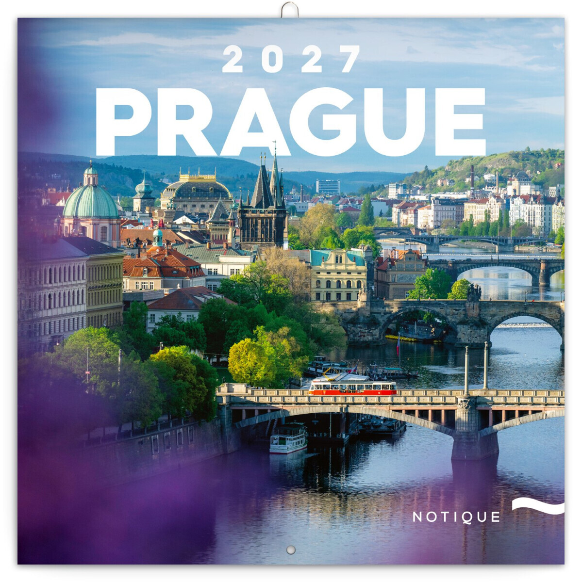 Kalendář 2027 poznámkový: Praha, 30 x 30 cm - Neuveden