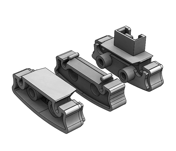 POLYSAN SLIM SPRING koncový díl žlabu NDSV120-4