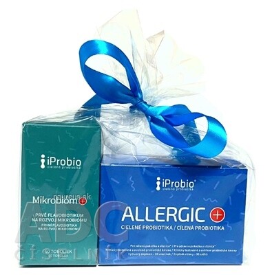 PerBiotiX s. r. o. iProbio Mikrobiom+ a Allergic+ cps 60 + plv 30 kapes, 1x1 set