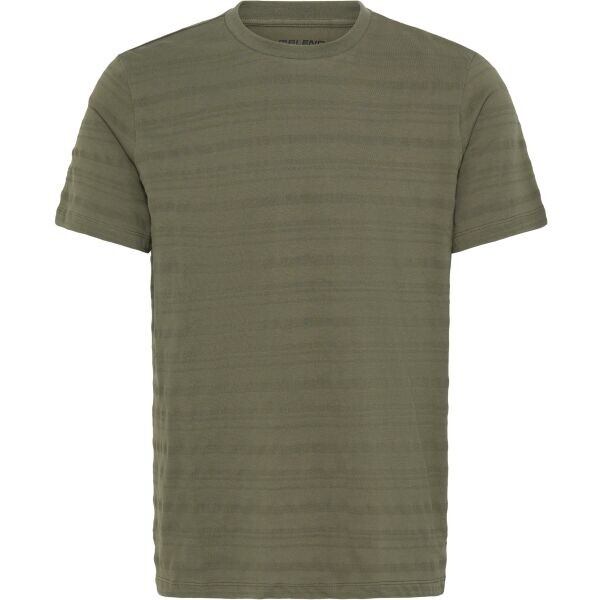BLEND BHKNOX PIQUE S/S TEE Pánské tričko, khaki, velikost