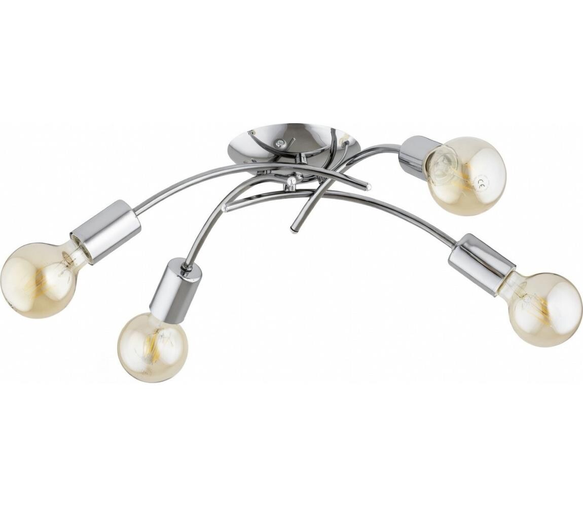 Přisazený lustr TORIZO 4xE27/15W/230V lesklý chrom 63425