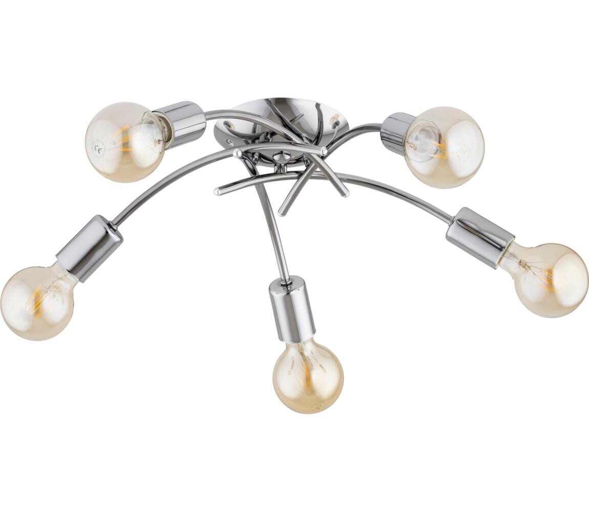Přisazený lustr TORIZO 5xE27/15W/230V lesklý chrom 63427