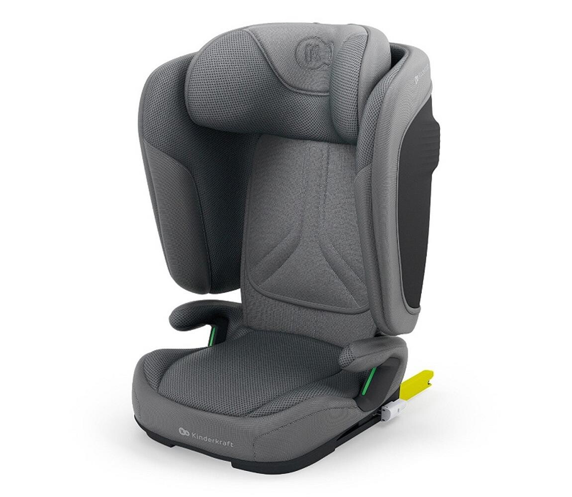 KINDERKRAFT - Skládací autosedačka UNITY 2 i-Size 100-150 cm šedá KCUNIT02GRY0000