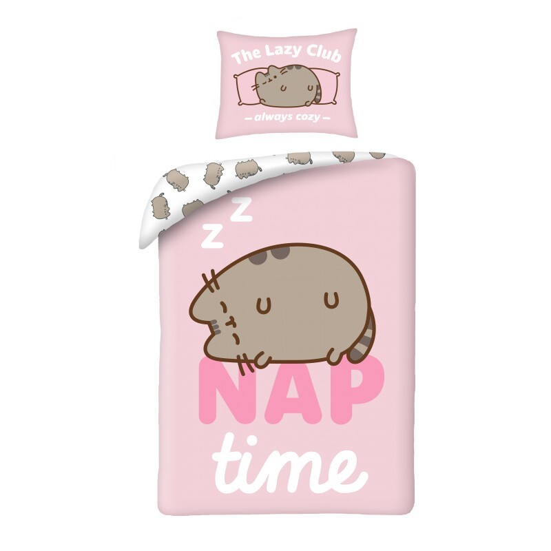 Halantex Povlečení z mikrovlákna 140x200 + 70x90 cm - Pusheen 