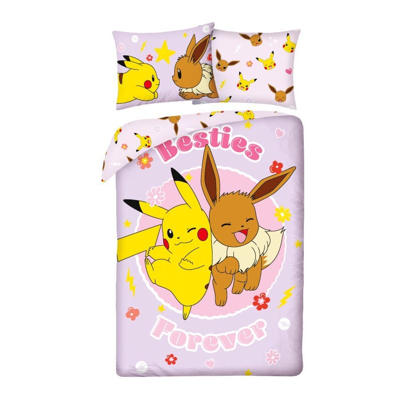 Halantex Povlečení z mikrovlákna 140x200 + 70x90 cm - Pokémon 