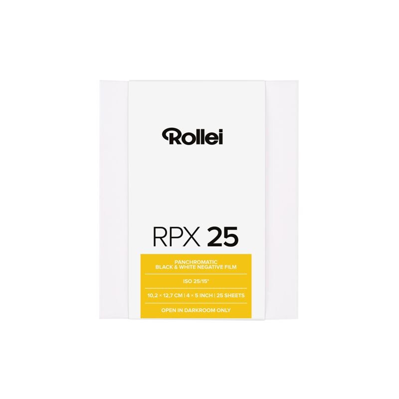 ROLLEI RPX 25 10,2x12,7 cm (4x5