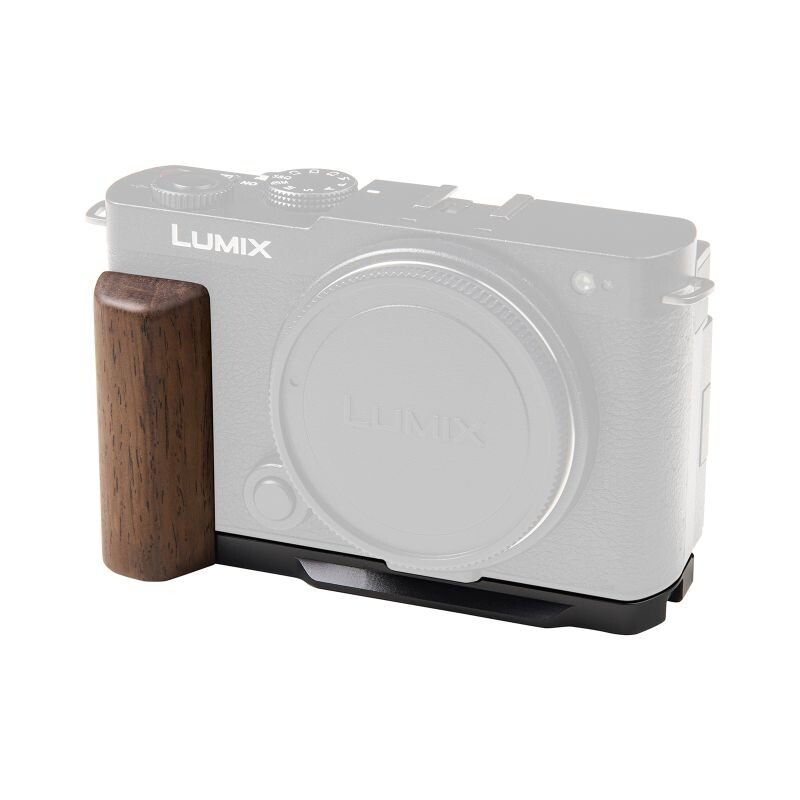 SMALLRIG 5945 L-Shaped Mount Plate with Wooden Handle for Panasonic S9
