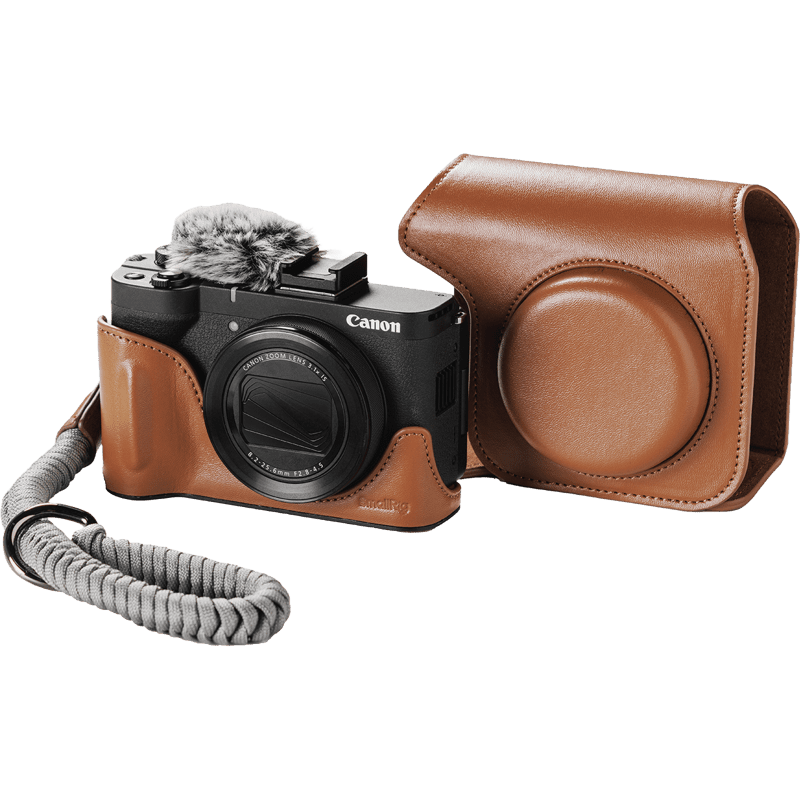 SMALLRIG 5385  Leather Case Kit for Canon PowerShot V1 Brown