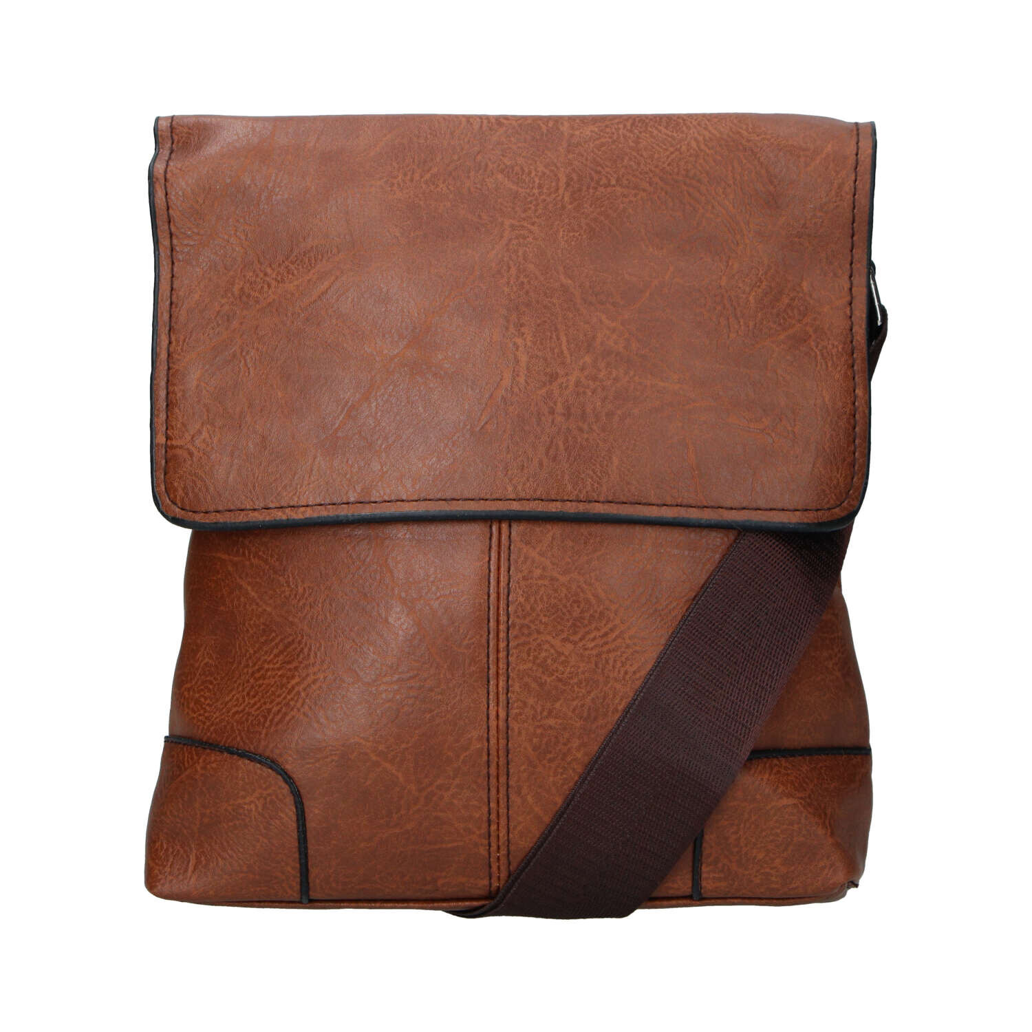 Pánská crossbody taška hnědá - Firenze Paolo hnědá