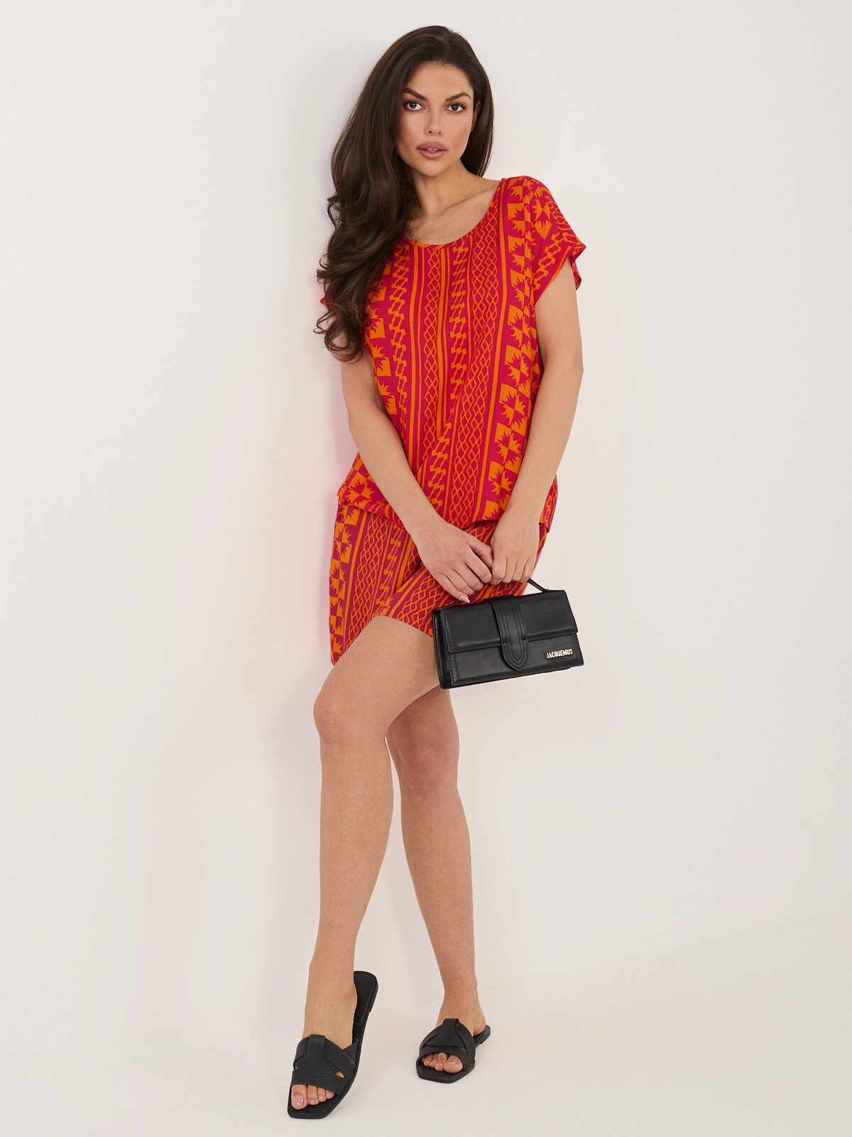 Oranžové letní šortky Sublevel