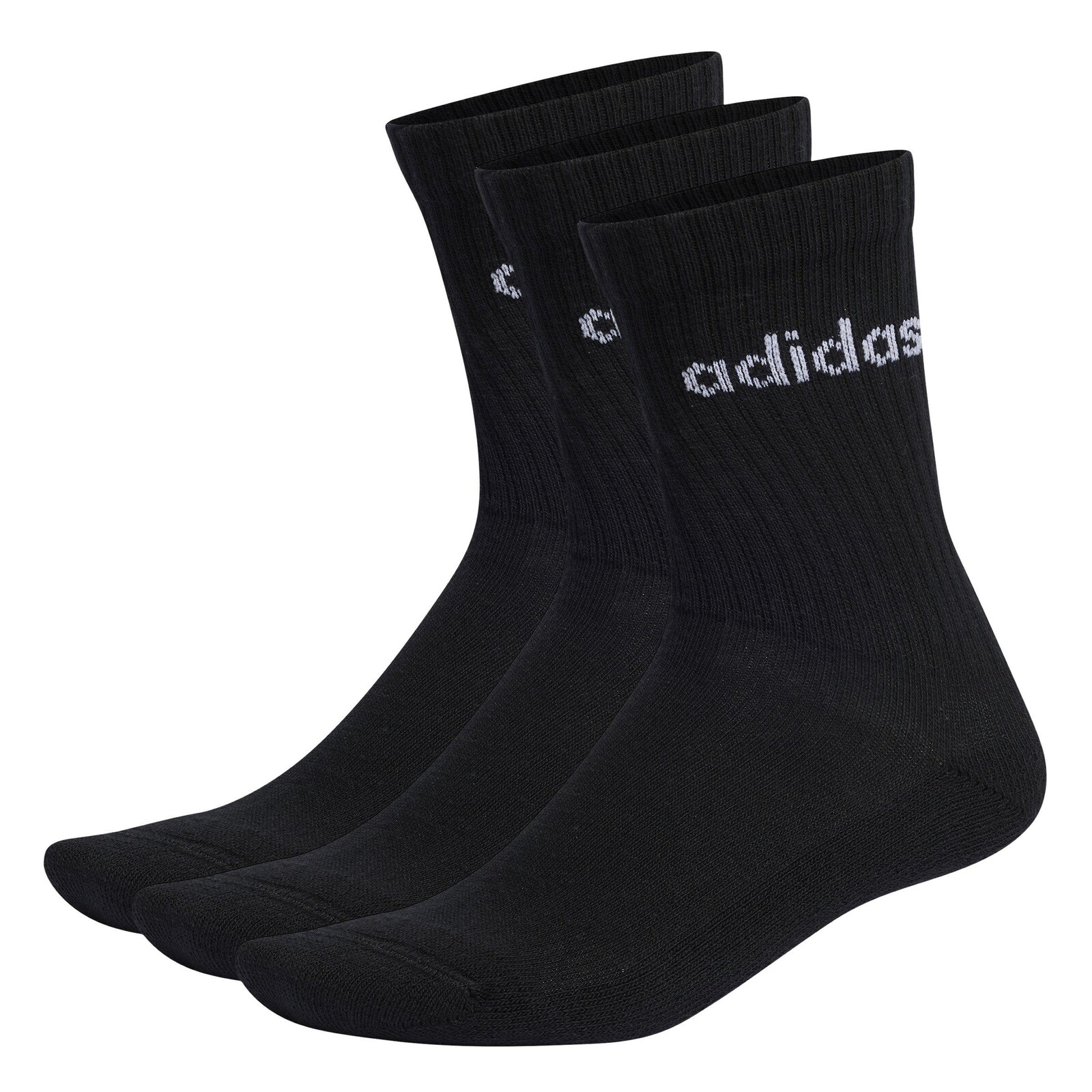 Adidas Linear Crew Cushioned Socks 3 Pairs Velikost: S