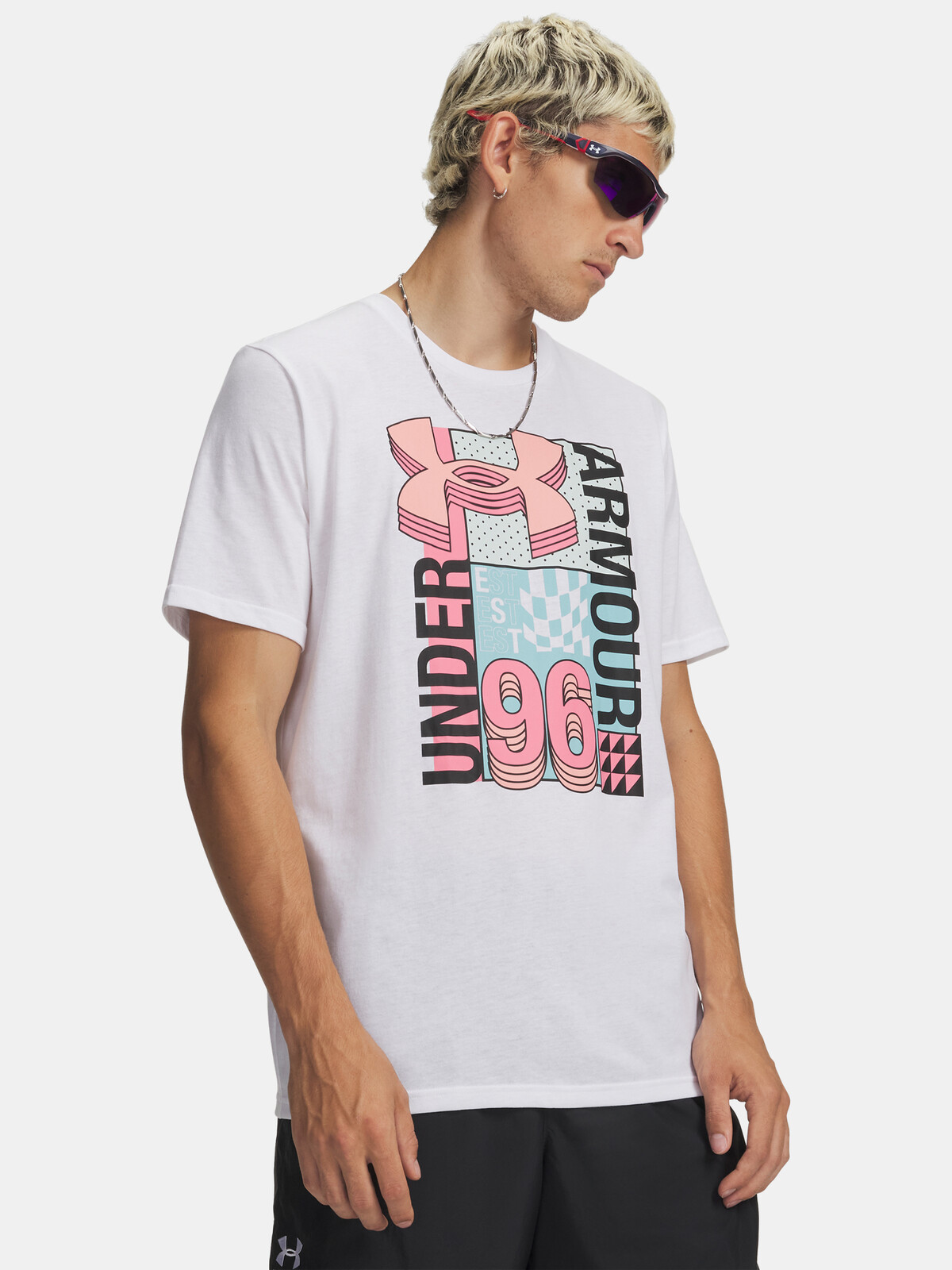 Pánské triko Under Armour UA M LOGO COLLAGE SS