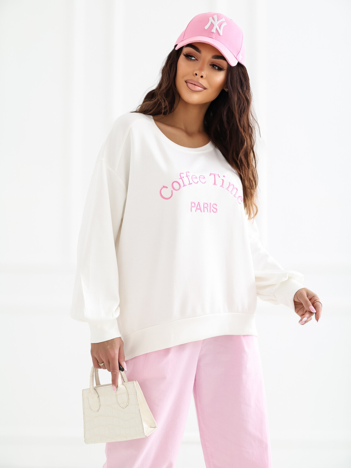 Dámská blůza oversize ecru
