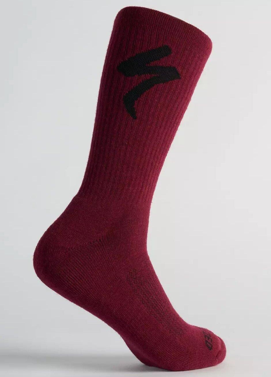 Specialized Merino Midweight Tall Logo Socks Velikost: S