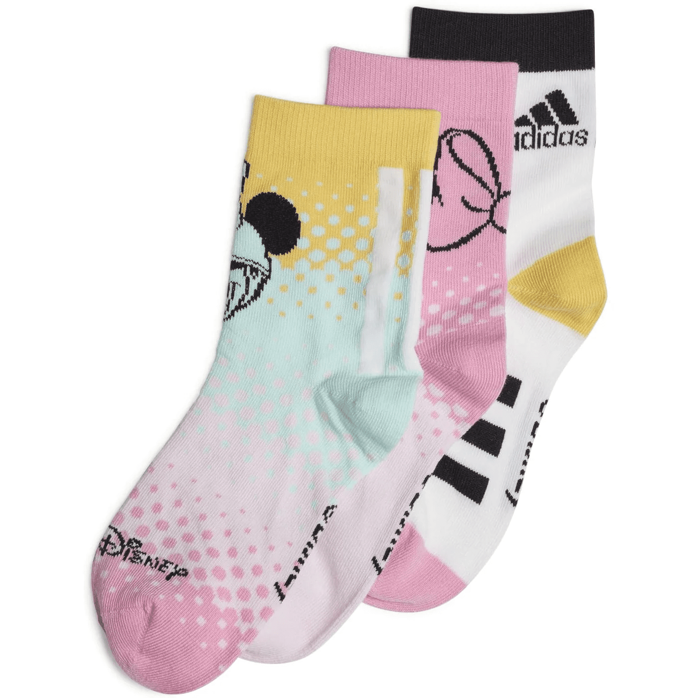 Adidas Disney Minnie Mouse Socks Kids 3 Pairs Velikost: S