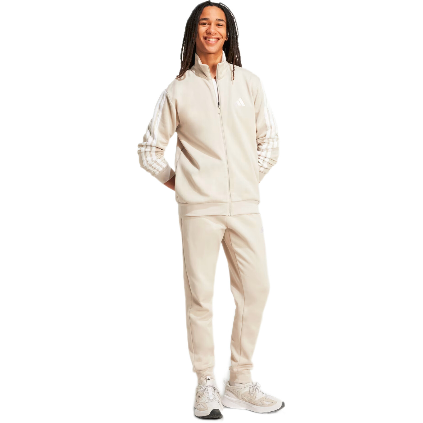 Adidas Sportswear Basic 3-Stripes Fleece Track Suit Velikost: XL