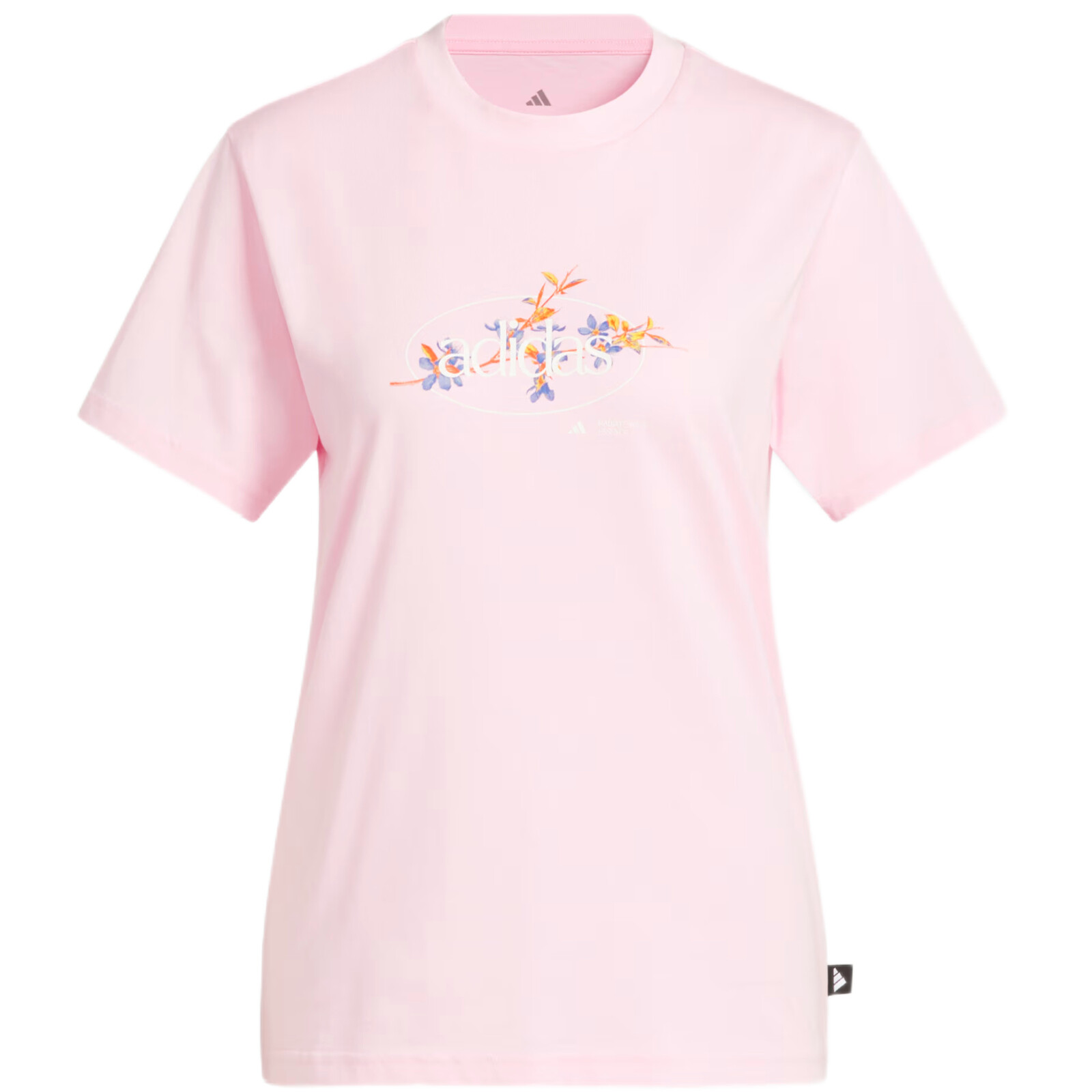 Prvky adidas vyzařují květinové grafické tričko w Velikost: XXS