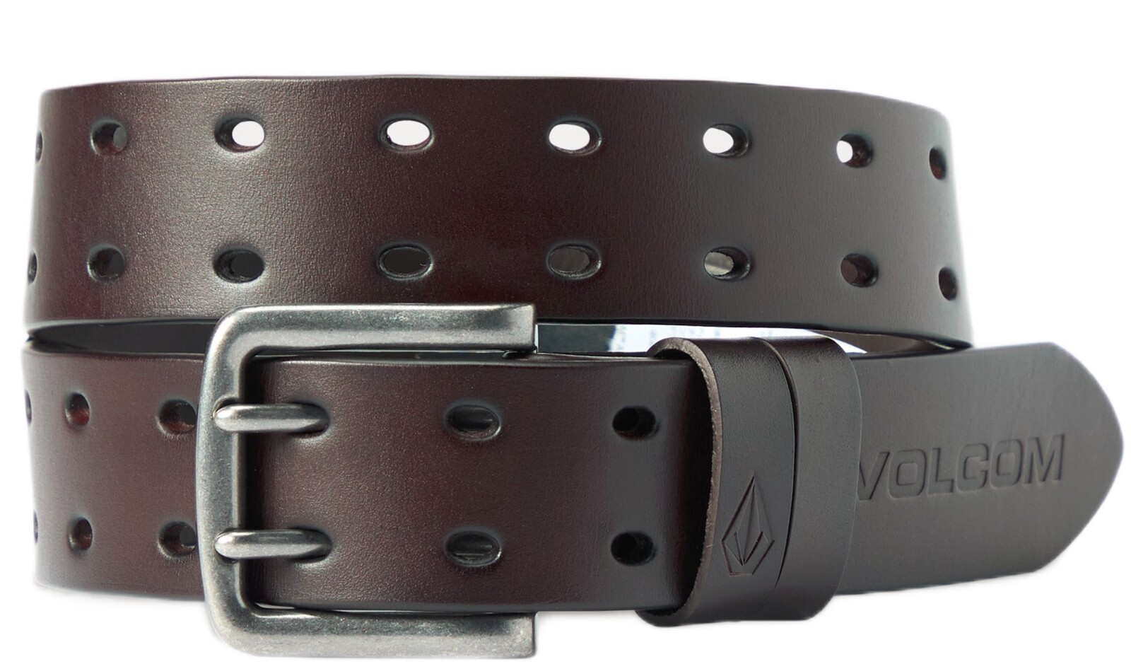 Volcom Two Spike Leather Belt Velikost: 34