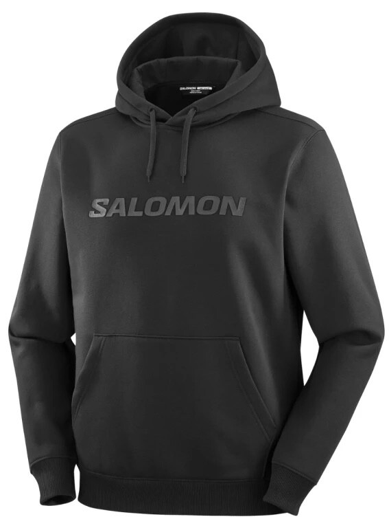 Mikina s kapucí Salomon Big Logo M Velikost: M